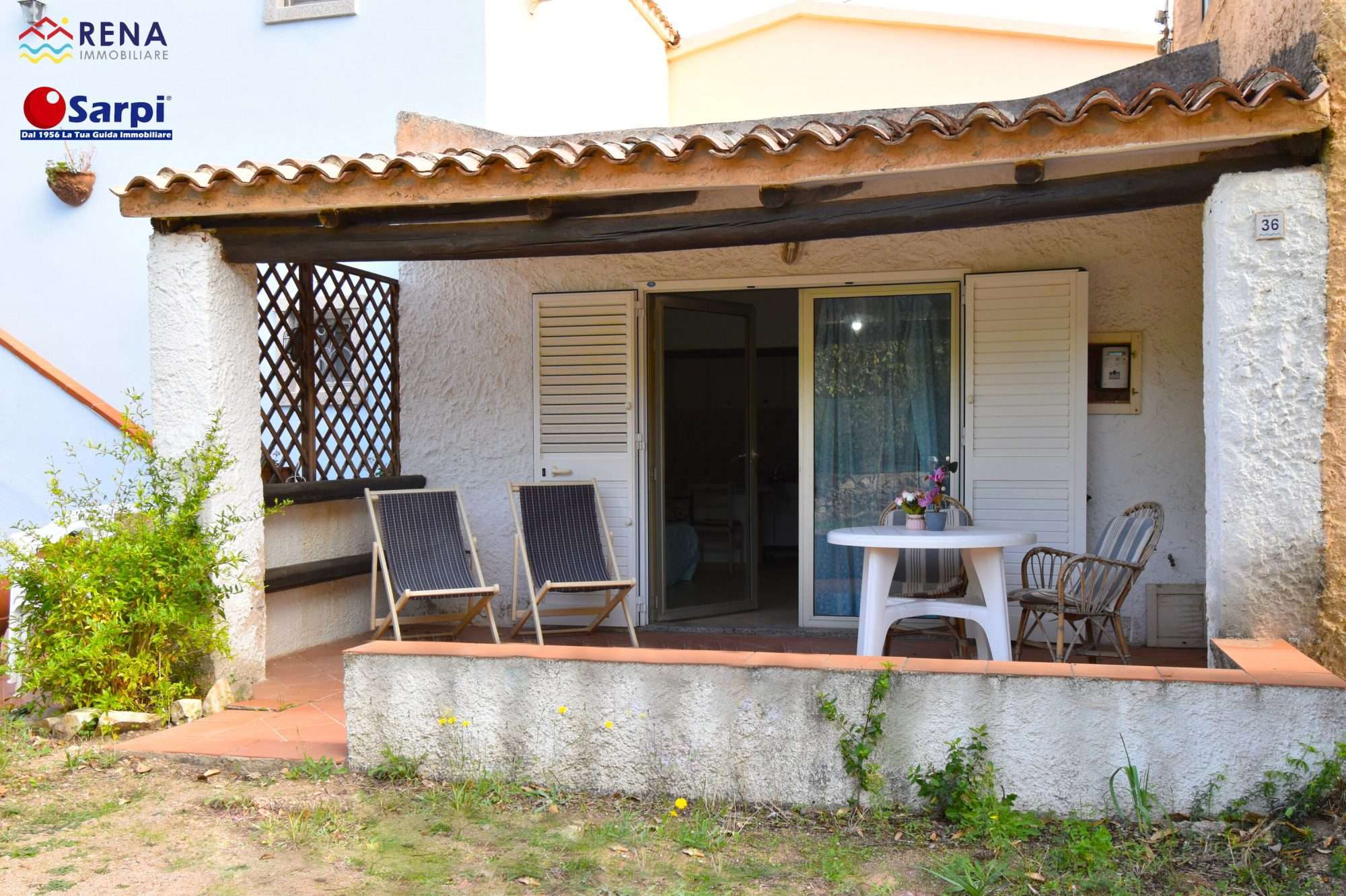 Interessante monolocale con veranda – Rena Majore