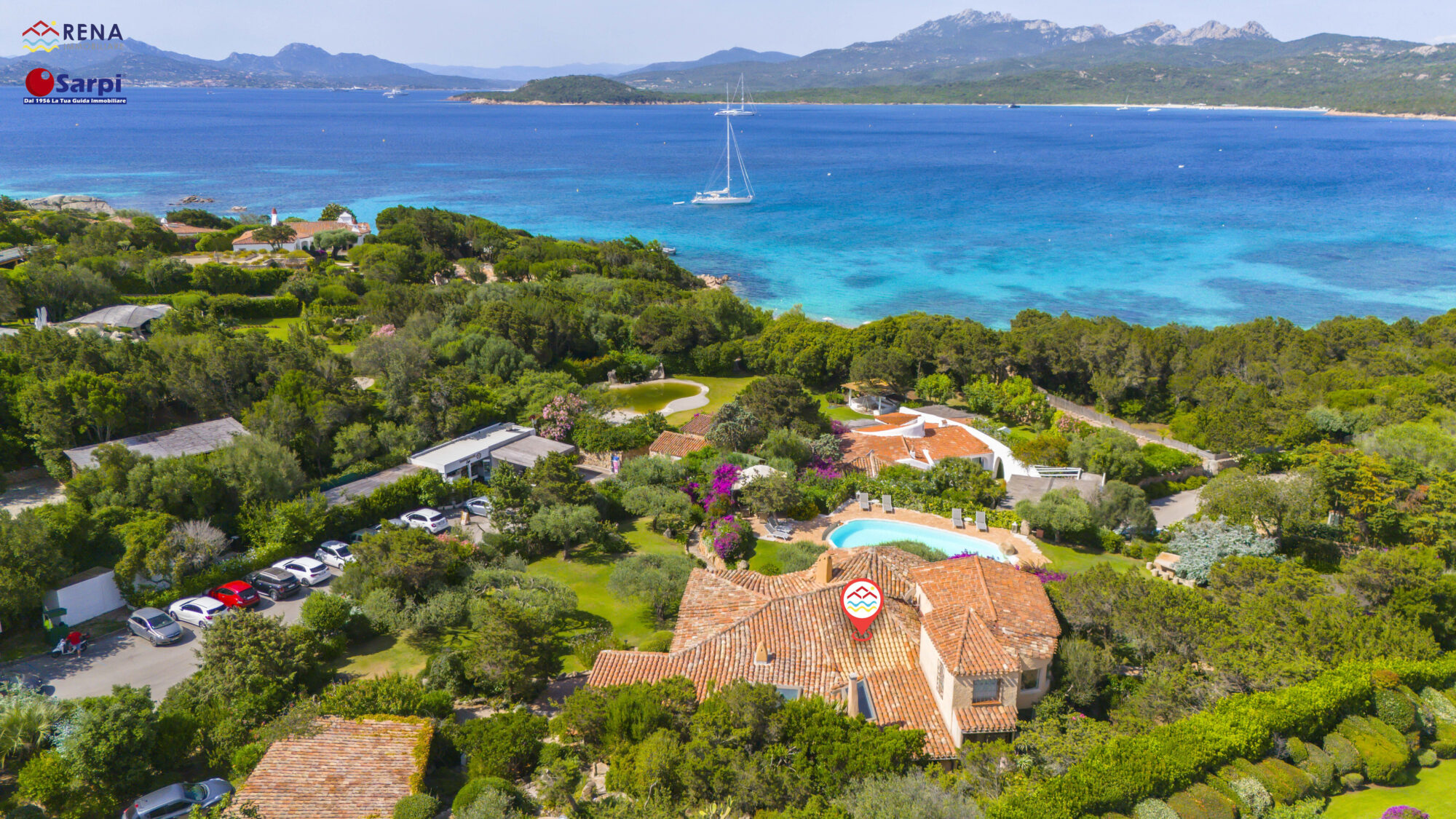 Bellissima villa indipendente con vista mare e piscina – Porto Cervo