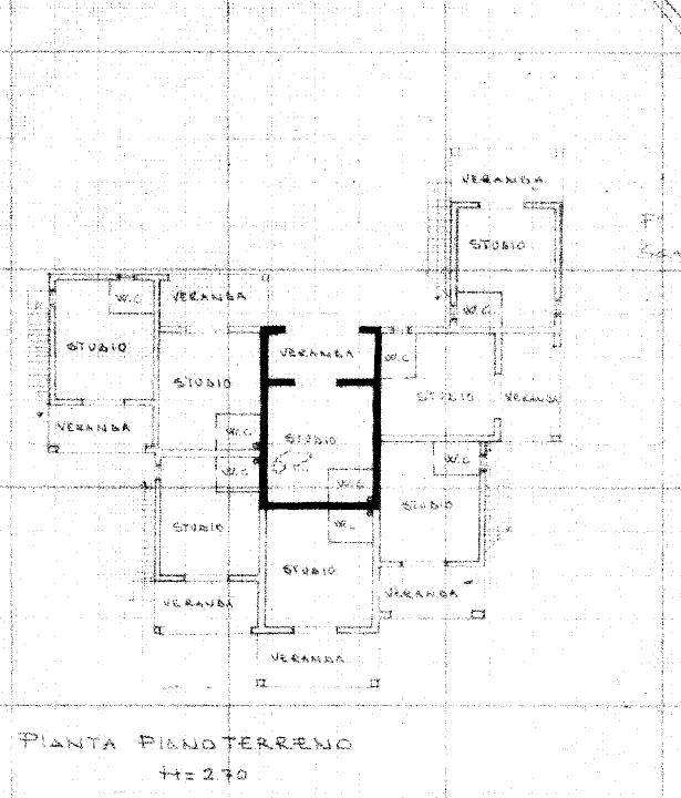 Interessante monolocale con veranda – Rena Majore - Planimetria