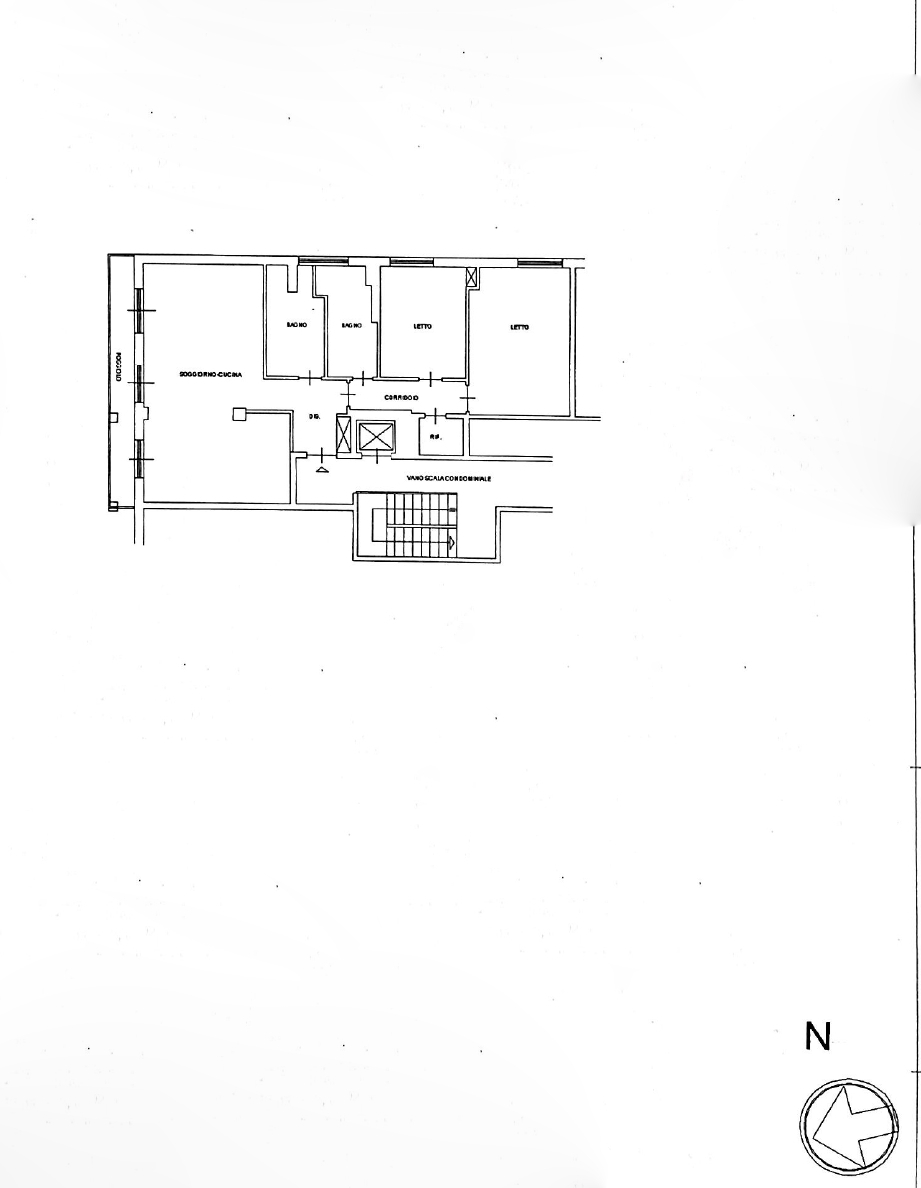 Appartamento in zona centrale recentemente ristrutturato – Tempio Pausania - Planimetria