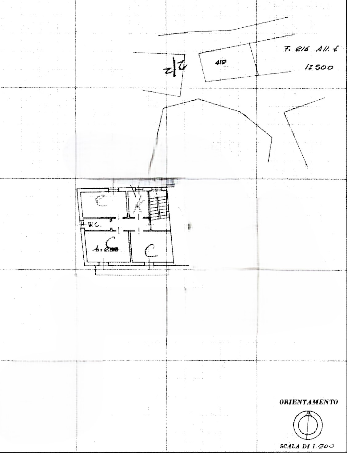 Appartamento in zona centrale da ristrutturare – Tempio Pausania - Planimetria Appartamento in zona centrale da ristrutturare – Tempio Pausania - Planimetria