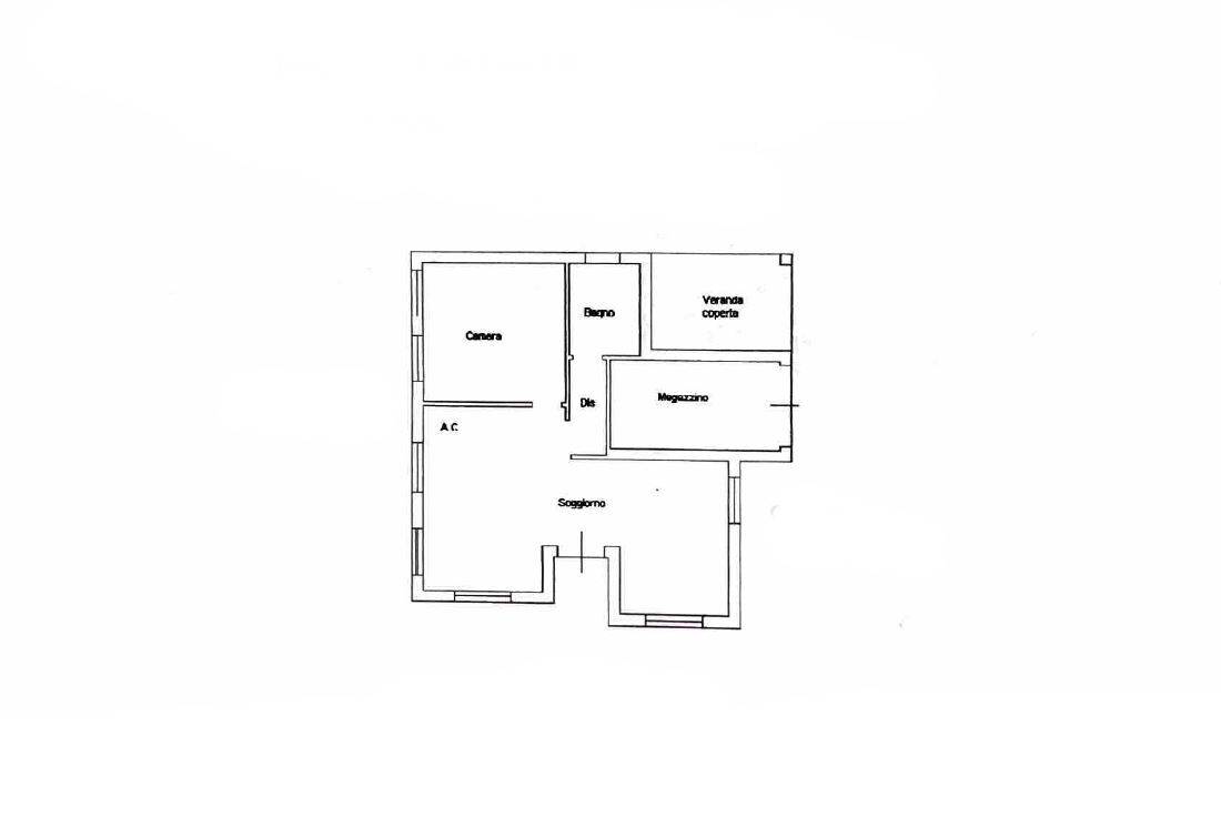 Casa indipendente con dependance e giardino – Luogosanto - Planimetria
