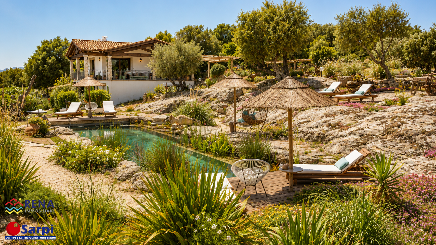 Bellissima villa indipendente con piscina – Telti