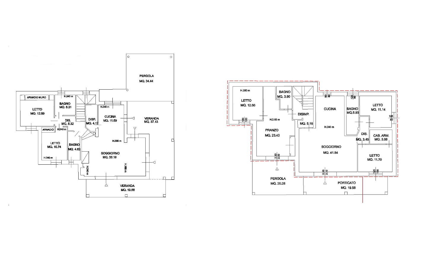 Bellissima villa indipendente con piscina – Telti - Planimetria