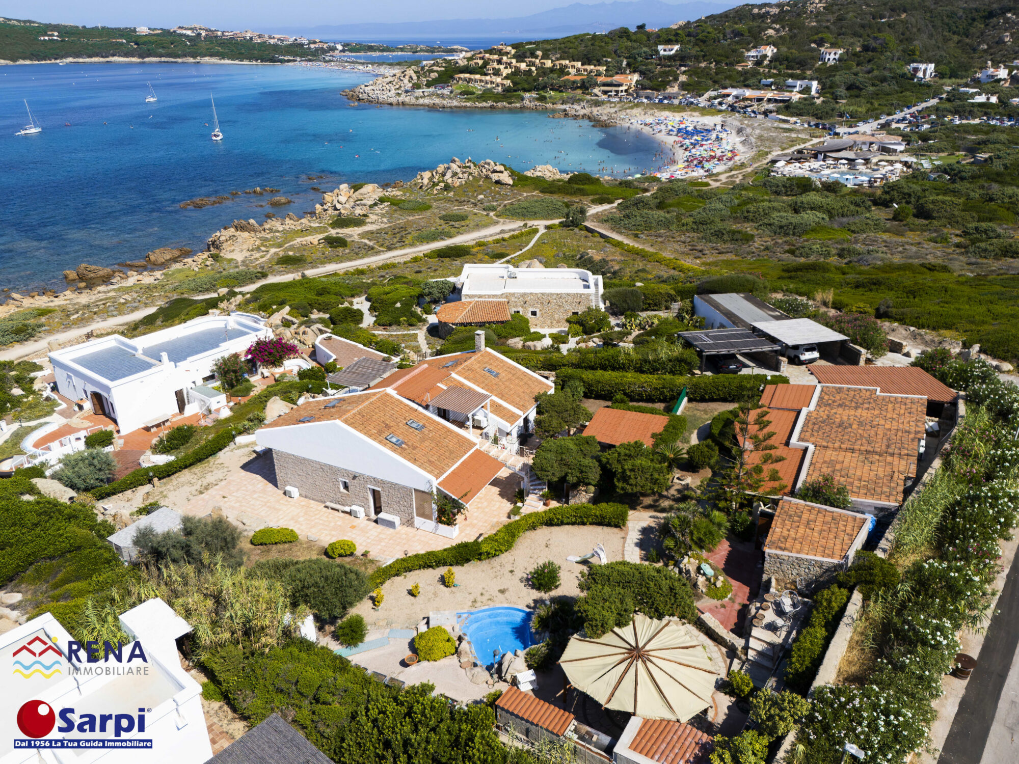 Bellissima proprietà con splendida vista sul mare – Santa Reparata