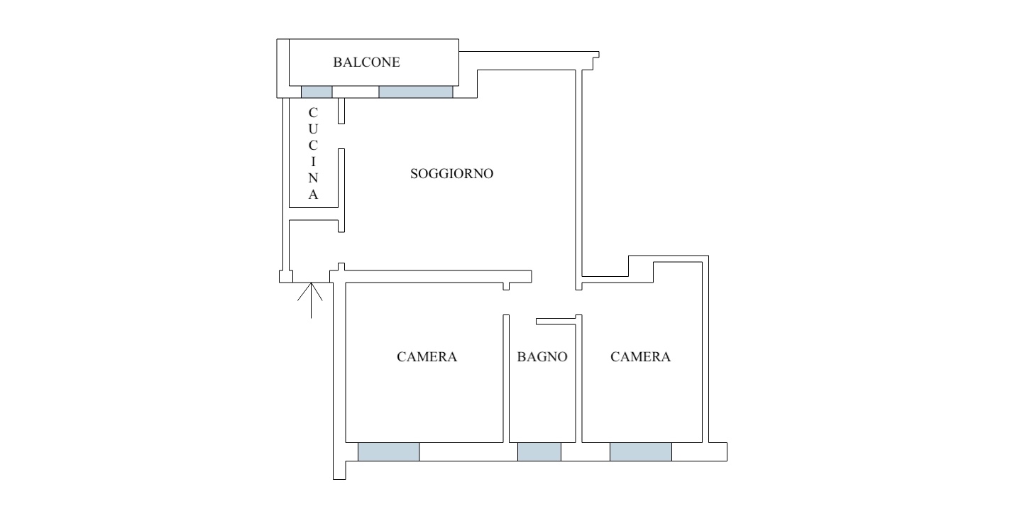 Vendesi trilocale Cinisello Balsamo. - Planimetria Vendesi trilocale Cinisello Balsamo. - Planimetria