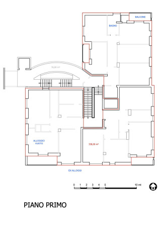 Palazzina con magazzino/parcheggio a Biella - Planimetria 2