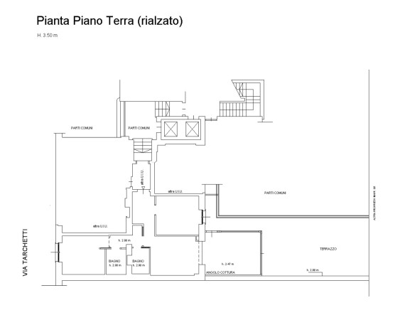 Immobile di pregio con ampio terrazzo - Planimetria 1