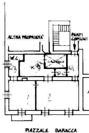 Appartamento in Affitto Francesco Baracca Milano - Planimetria 1